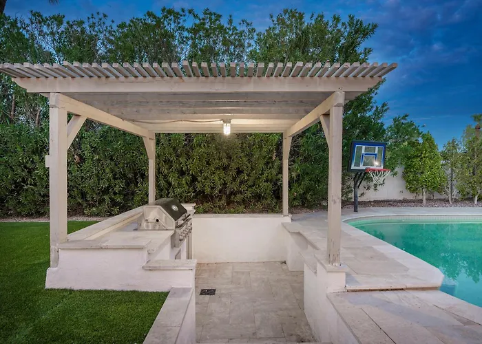 Modern Retreat With Pool Fire Pit Outdoor Living *